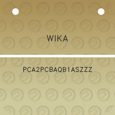 wika-pca2pcbaqb1aszzz