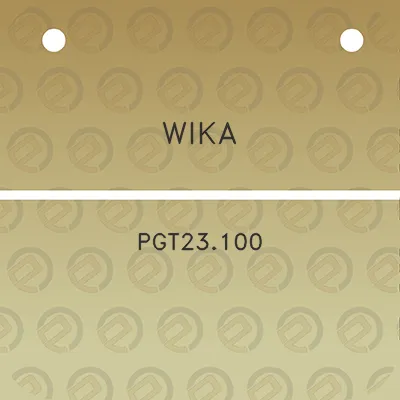 wika-pgt23100