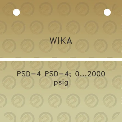 wika-psd-4-psd-4-02000-psig