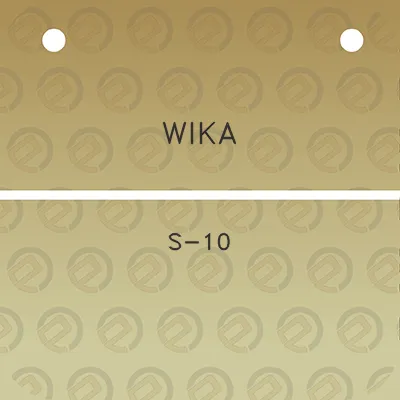 wika-s-10