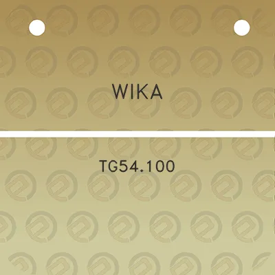 wika-tg54100