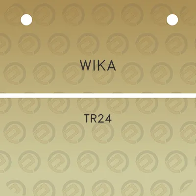 wika-tr24