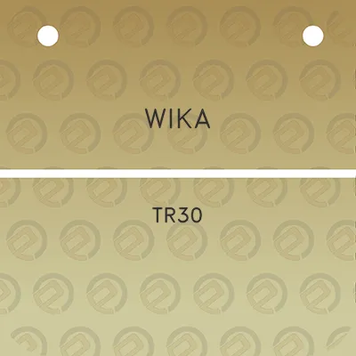 wika-tr30