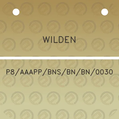 wilden-p8aaappbnsbnbn0030