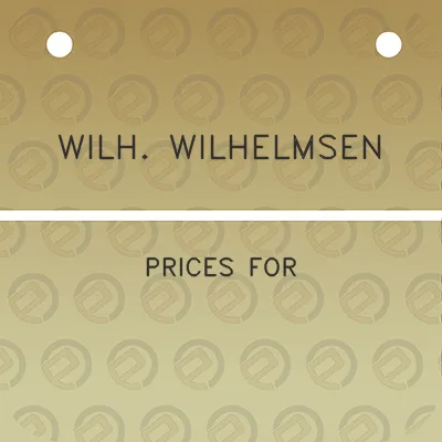 wilh-wilhelmsen-prices-for