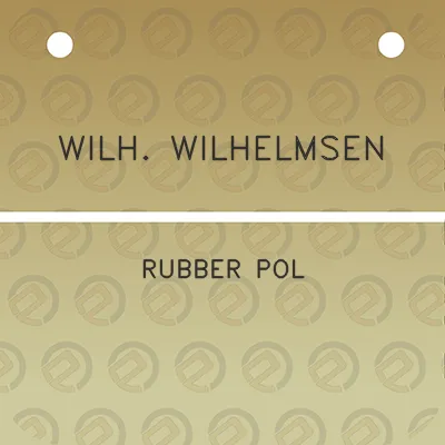 wilh-wilhelmsen-rubber-pol