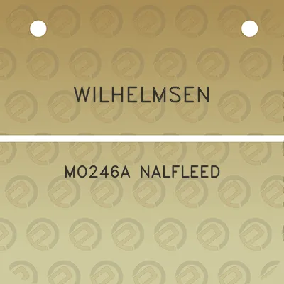 wilhelmsen-mo246a-nalfleed