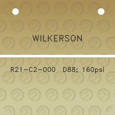 wilkerson-r21-c2-000-d88-160psi