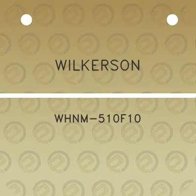 wilkerson-whnm-510f10