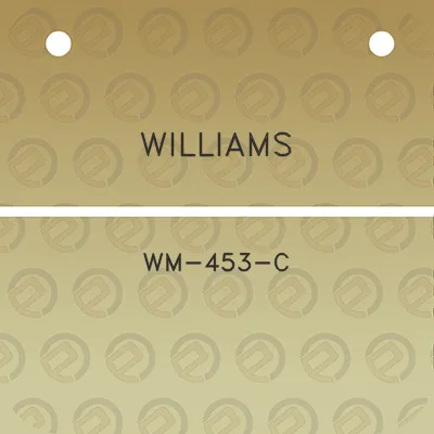 williams-wm-453-c