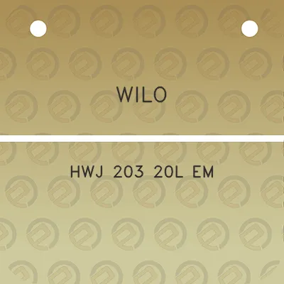 wilo-hwj-203-20l-em