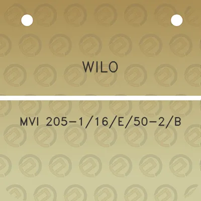 wilo-mvi-205-116e50-2b