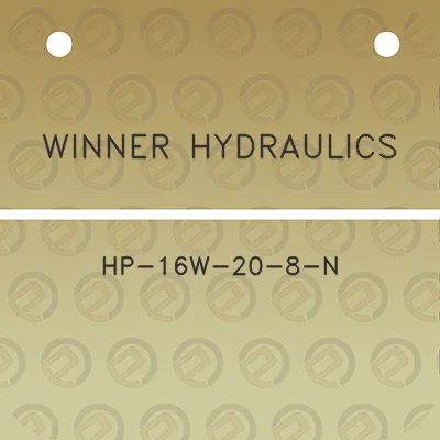 winner-hydraulics-hp-16w-20-8-n