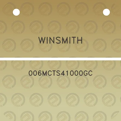 winsmith-006mcts41000gc