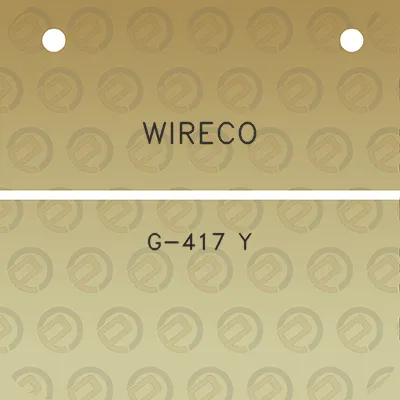 wireco-g-417-y