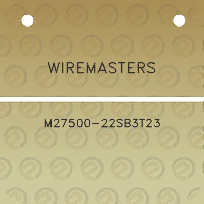 wiremasters-m27500-22sb3t23