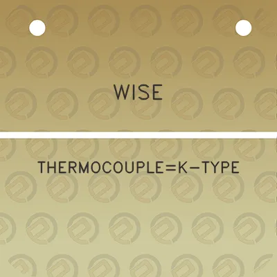 wise-thermocouplek-type