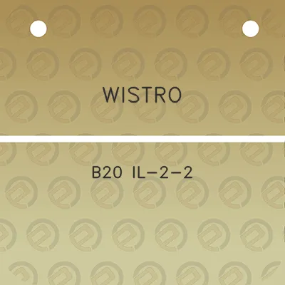 wistro-b20-il-2-2