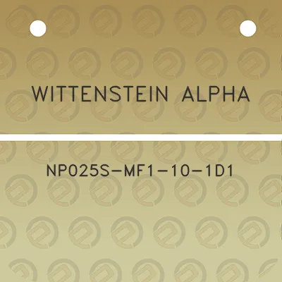 wittenstein-alpha-np025s-mf1-10-1d1