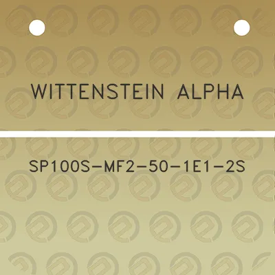 wittenstein-alpha-sp100s-mf2-50-1e1-2s