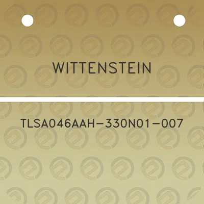 wittenstein-tlsa046aah-330n01-007