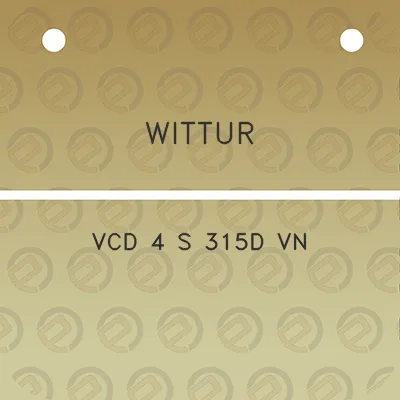 wittur-vcd-4-s-315d-vn