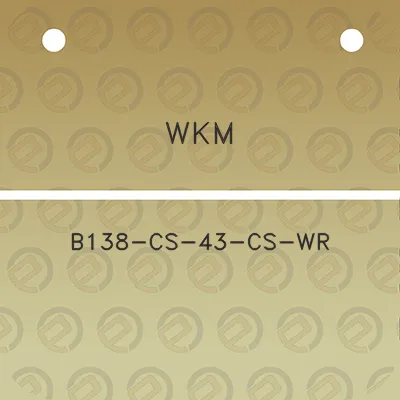 wkm-b138-cs-43-cs-wr