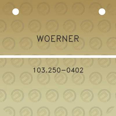 woerner-103250-0402