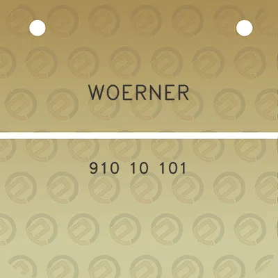 woerner-910-10-101