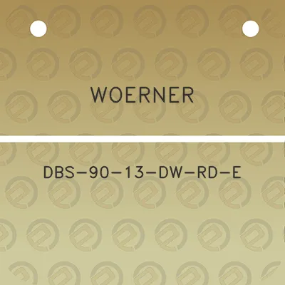 woerner-dbs-90-13-dw-rd-e