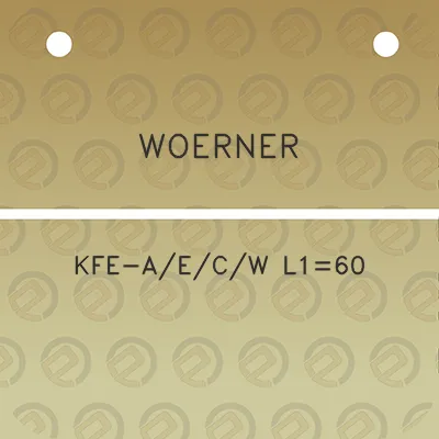 woerner-kfe-aecw-l160