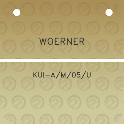 woerner-kui-am05u