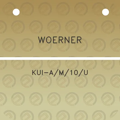 woerner-kui-am10u