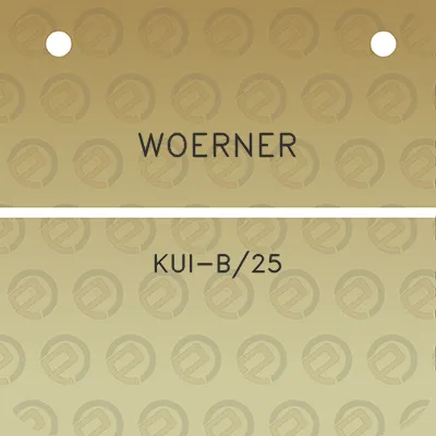 woerner-kui-b25