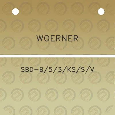 woerner-sbd-b53kssv