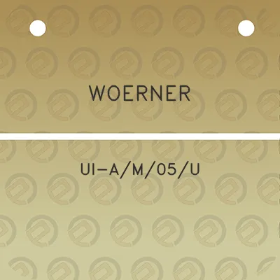 woerner-ui-am05u