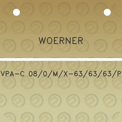 woerner-vpa-c-080mx-636363p