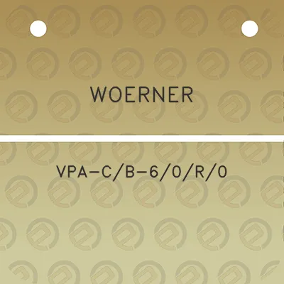 woerner-vpa-cb-60r0