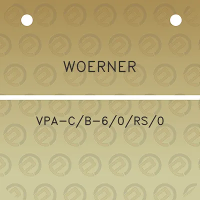 woerner-vpa-cb-60rs0