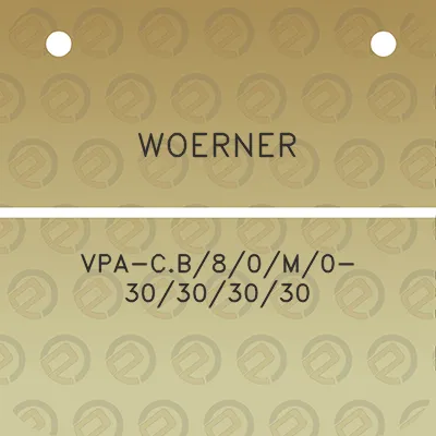 woerner-vpa-cb80m0-30303030