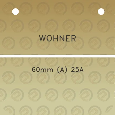 wohner-60mm-a-25a