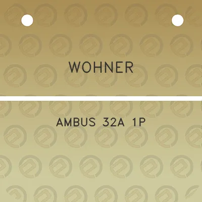 wohner-ambus-32a-1p