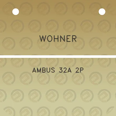 wohner-ambus-32a-2p