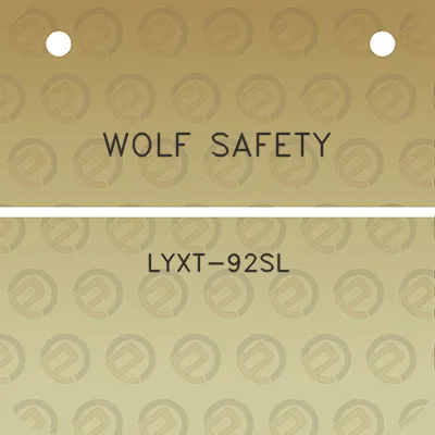 wolf-safety-lyxt-92sl