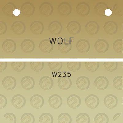 wolf-w235