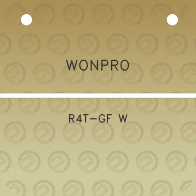 wonpro-r4t-gf-w