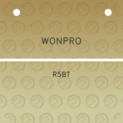 wonpro-r5bt