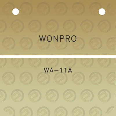 wonpro-wa-11a