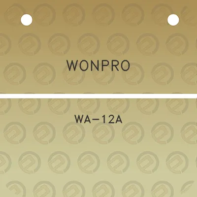 wonpro-wa-12a