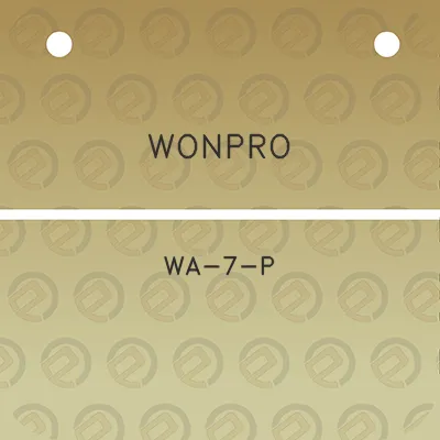 wonpro-wa-7-p